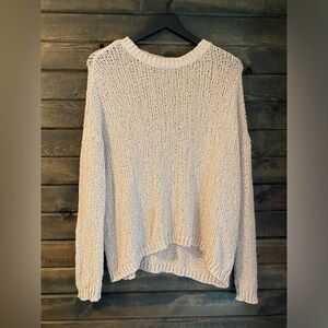 Aerie Pullover Knit Sweater. Size Medium. Faded Peach Color.